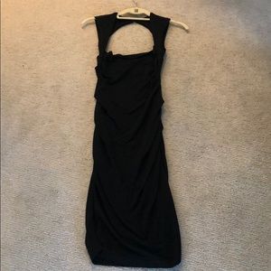 Black cocktail dress